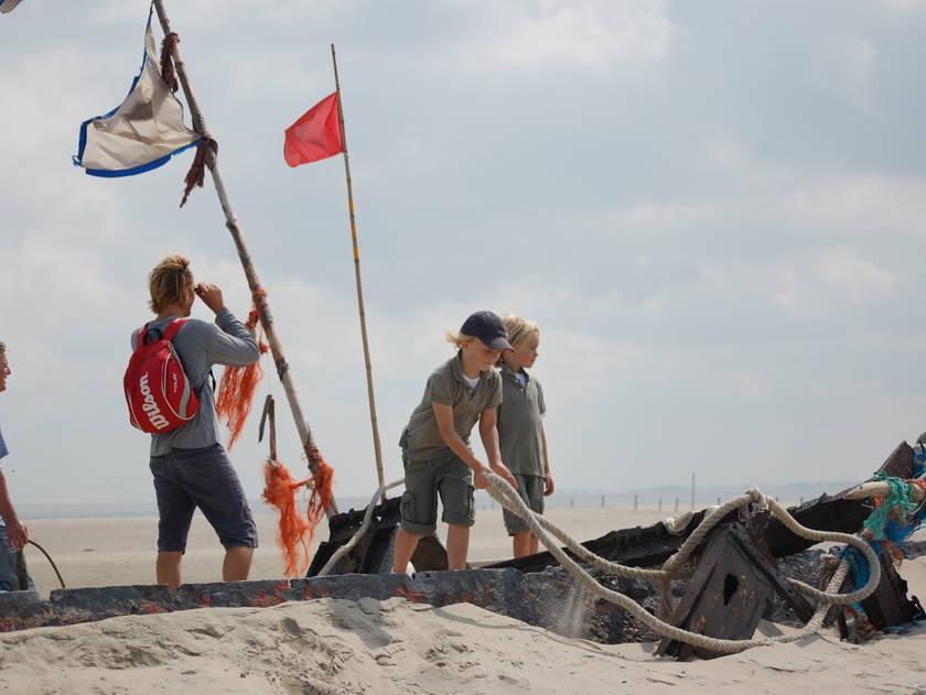 Wanderung an das Ostende zum Wrack